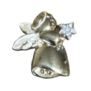 Gold and Silver Angel Brooch